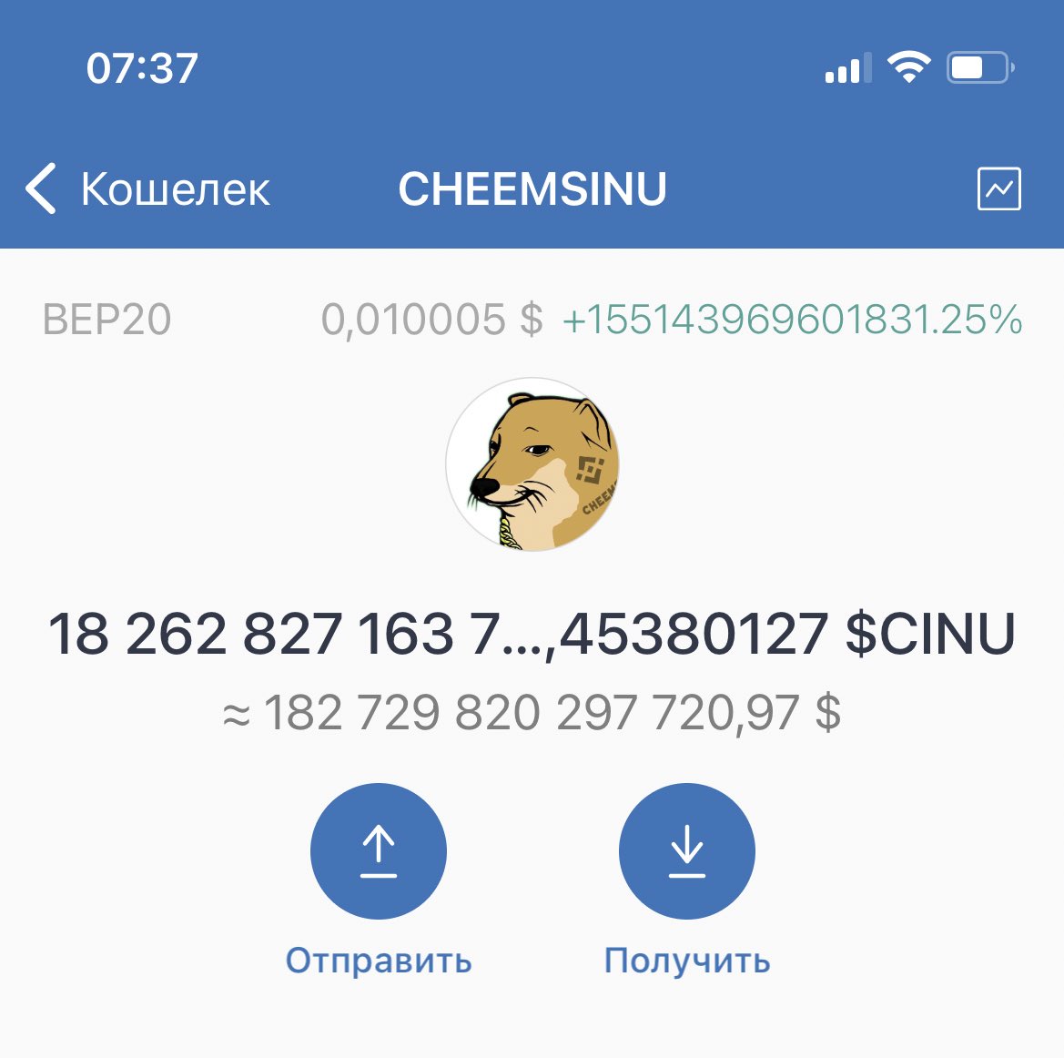 sancript's tweet image. Представьте что за ощущение утром открыть глаза , а ты богат до безумия ! @CheemsInu  я люблю тебя 😂🙏