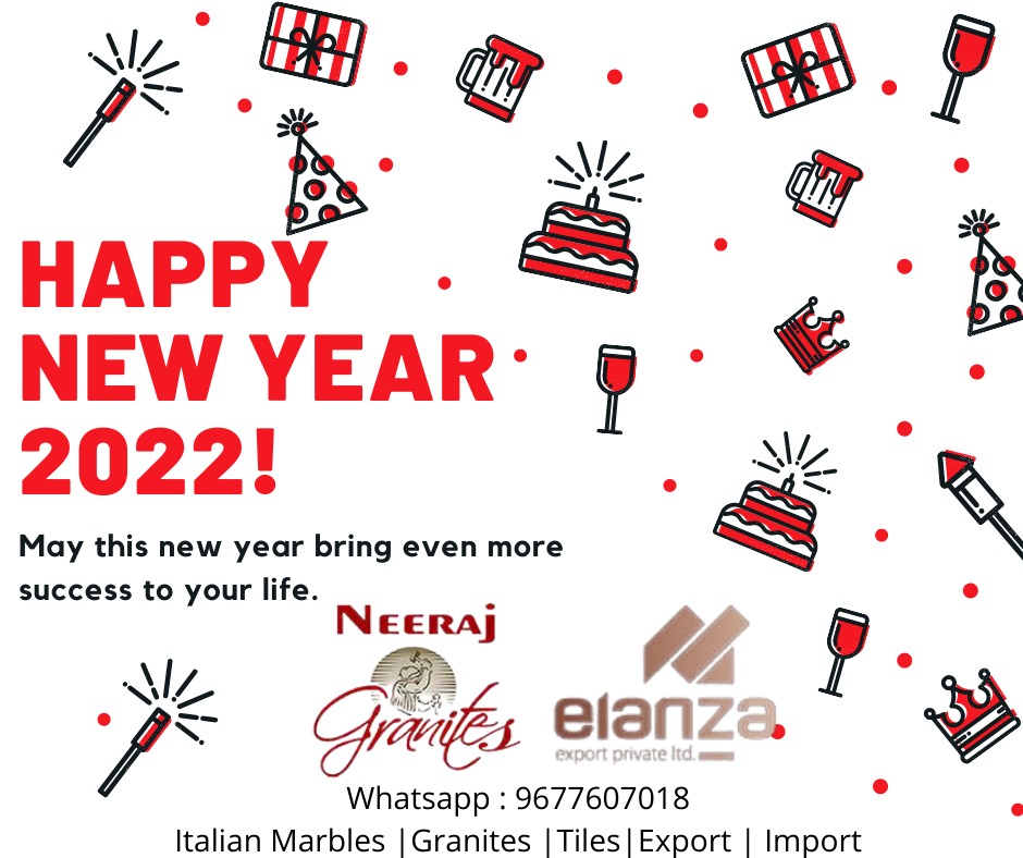 May the NEW YEAR 2022 bring you more happiness, success, love and blessings!🥰
#architecture #buildingmaterials #construction #commercialproject #granite #slabs #newyear2022 #india