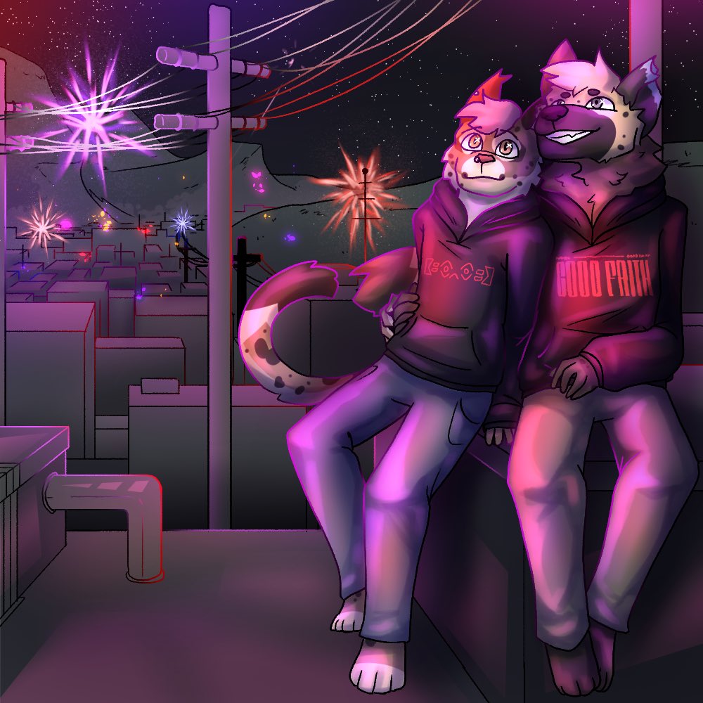 KOTOROROCKS's tweet photo. happy new year’s eve w/ @Highyeena1 https://t.co/ov4a4dH6rv