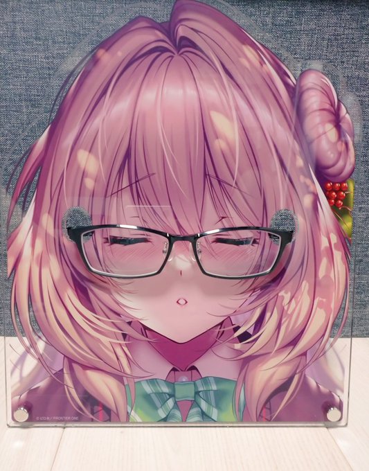 ピロ水(アマカノ　アマカノ2)　はにかみ彼女　眼鏡スタンド　志津城ねる ピロ水(アマカノ アマカノ2) はにかみ彼女 眼鏡スタンド 志津城