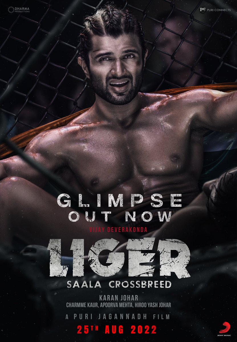 ananyapandayy's tweet photo. The Slumdog, The boy from the streets of india is here to entertain the Nation.

Presenting @TheDeverakonda‘s Adrenaline pumping #LigerFirstGlimpse 🔥 

#VaatLagaDenge 🤙
https://t.co/vtBkxv2OZl

#LIGER @MikeTyson #PuriJagannadh @ananyapandayy @karanjohar @Charmmeofficial https://t.co/bSFUT1NUrg