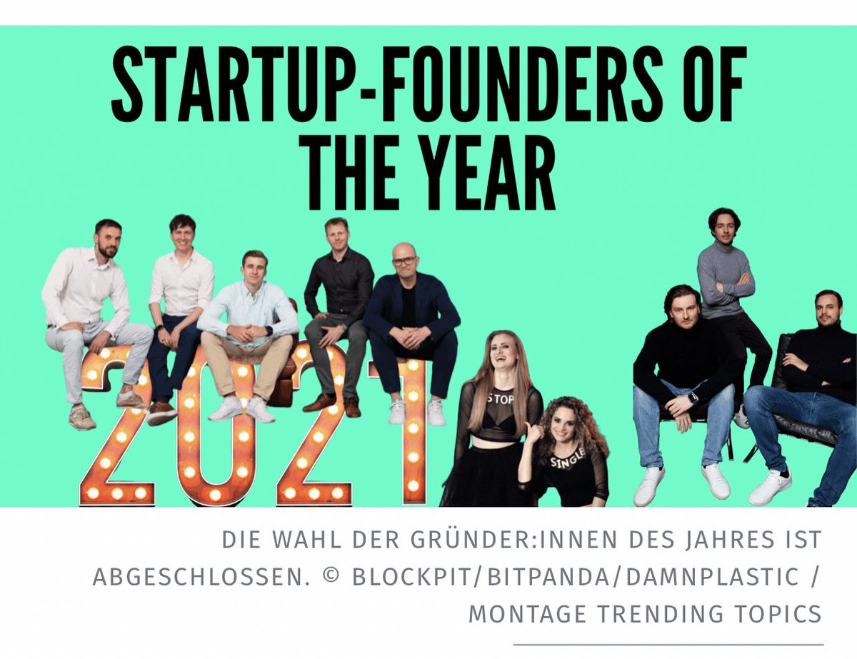 Gerd_Karlhuber's tweet image. 🙏🏼 thanks TrendingTopics.eu for the podium! 2021 was awesome, 2022 will be epic 🚀#blockpit #cryptotax #blockchainrevolution