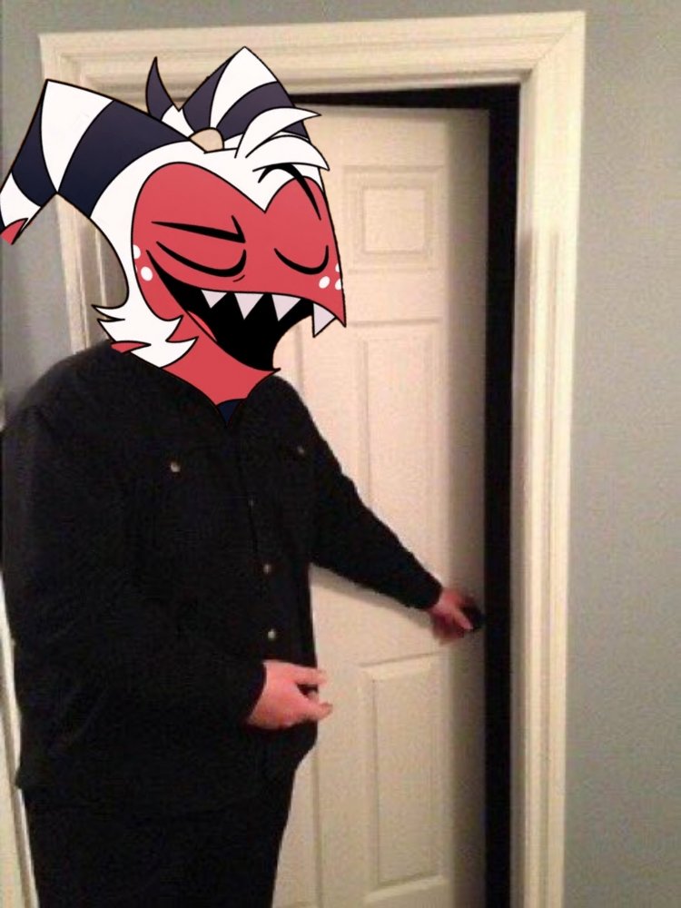 ♡ This post to see if Moxxie would let you in his tasteful home—

🔄 if you'd shoot your shot for his room—

Proud of myself.