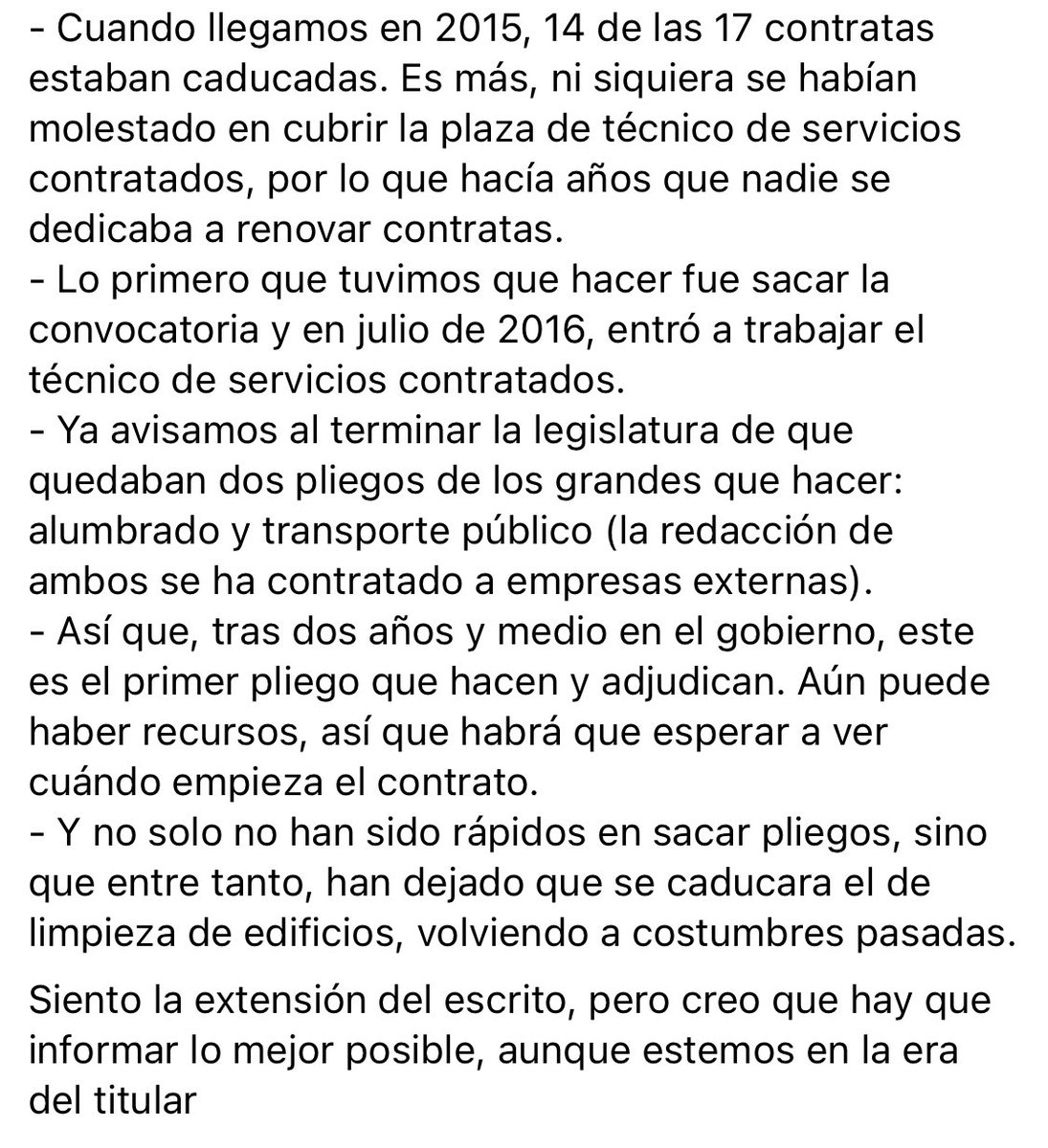 Contigo_Tudela's tweet photo. Escrito de nuestra portavoz @OlgaRisu puntualizando las declaraciones de Alejandro Toquero sobre el contrato del alumbrado público de Tudela ⬇️⬇️ https://t.co/rfQNhduEsQ