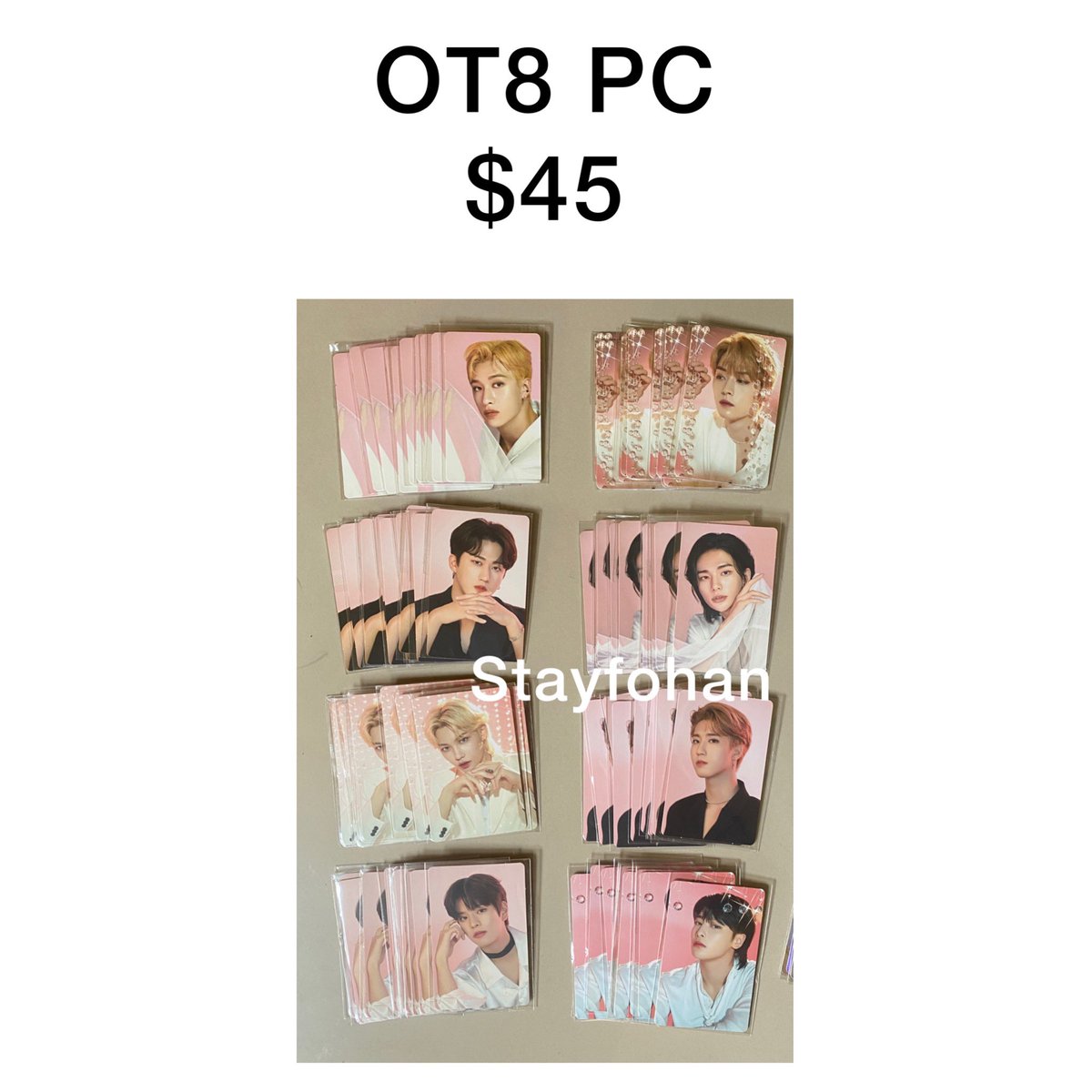 onlyyouhan's tweet photo. WTS 
STRAY KIDS NACIFIC PHOTOCARDS
(Xmas pc event)

OT8 set pc Round 5: $45

💰paypal f&amp;f or g&amp;s
💓ems or tracked shipping from INA

DM me if you’re interested 😊

Skz wts wtb nacific photocard wts lfb https://t.co/8dQrlO34WO