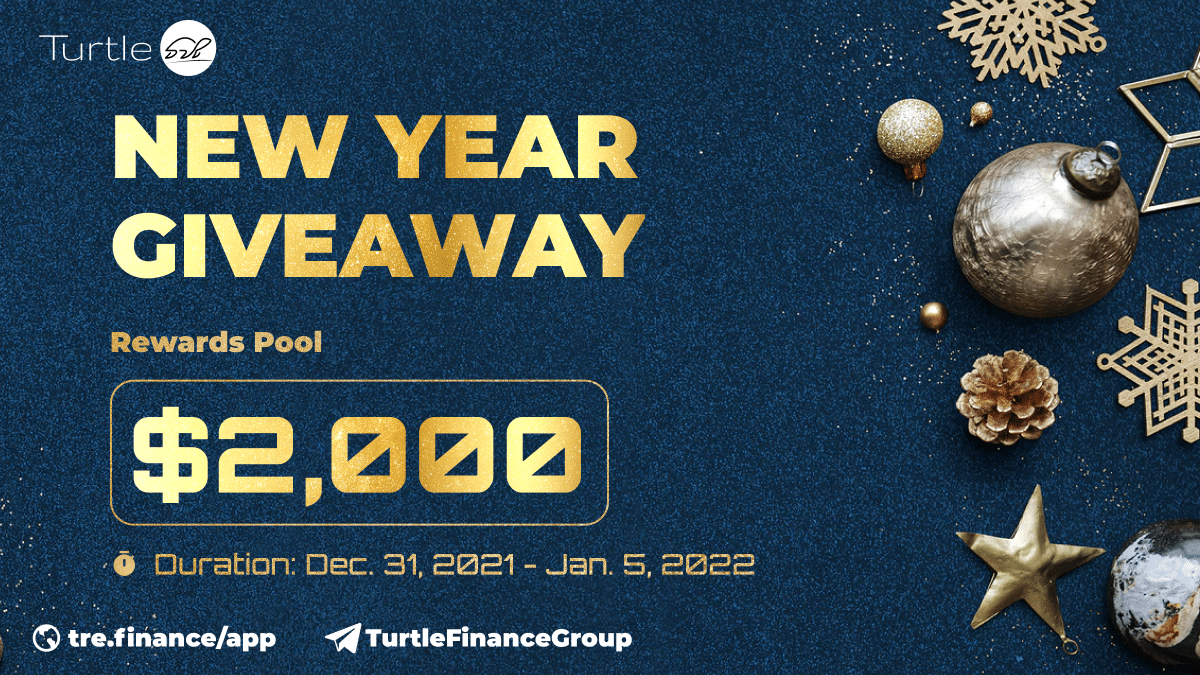 Turtle_Finance_'s tweet photo. 🎁 To celebrate the upcoming #NewYear2022 and to show appreciation to our community, #TurtleFinance is giving away 2,000 #USDT!

👉Join here: https://t.co/HYFo5t3Tl4

#Newyear2022Gift #airdrops #airdrops #airdropalert #rewards #Giveaway https://t.co/tXE1FgUhKP