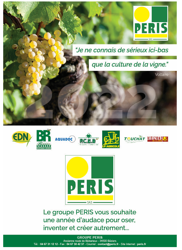 perislanguedoc's tweet photo. Faisons de 2022 une grande année ! Toutes nos équipes vous présentent leur meilleurs vœux pour l'année à venir #negoceagricole #vigne #Vin @Occitanie @VilleDeBeziers @vigneronindep @JAHerault @VigneronsCoop https://t.co/tu0ezpt1wa