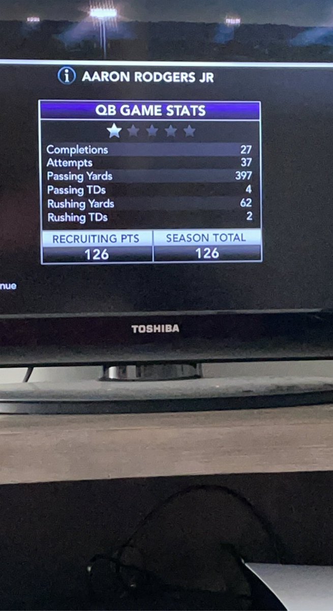 AaronRodgersjr1's tweet photo. First game of the year stats!
Got the dub 56-7
#GoWildcats https://t.co/AuAjvdFhLU
