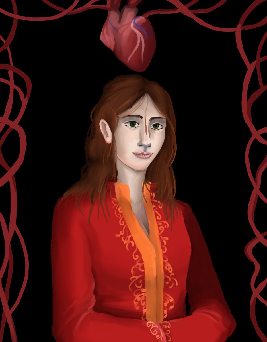 Kverjustchill's tweet photo. Nina Zenik  is the best 
#grishaverse #SixofCrows #art https://t.co/uWbePl3C5F