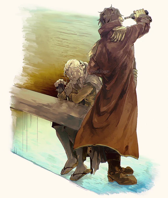 #毎日レイロジャ -final- 🥃👑

「 おれは死なねェぜ 」 