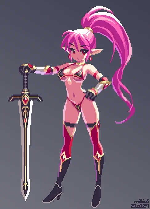 #今年の4枚 #pixelart #ドット絵 
オリジナルキャラでいただけたいいね数の順に並べてみました。2021年の1位~4位です。調べてみると結構意外だったりしますね。 