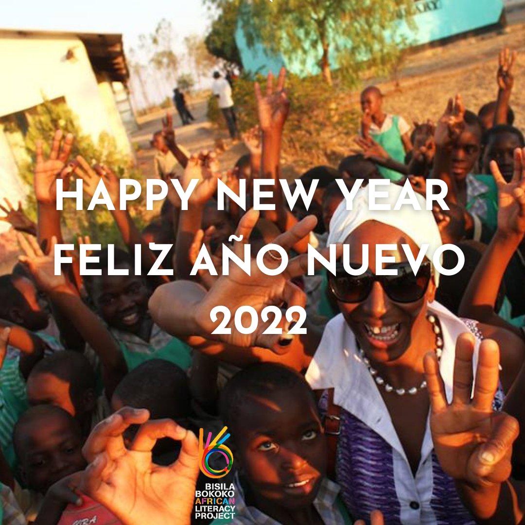 bbalp's tweet photo. (Español debajo) Happy New Year 2022! @BisilaBokoko and her team at @BBALP, we heartily wish that this new year comes loaded with positive things for you and your family. https://t.co/WdrkcHeM6h