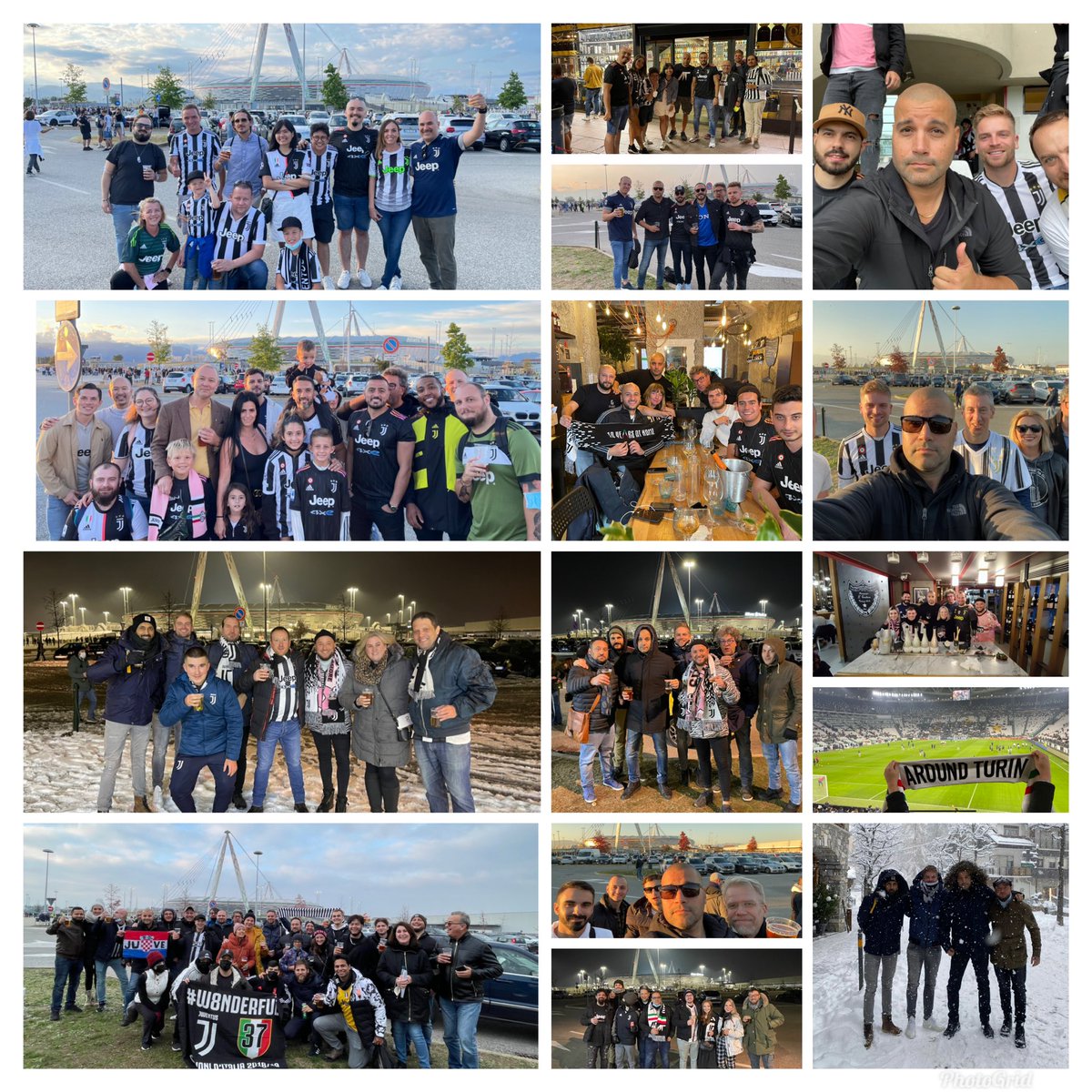 I am incredibly proud of this amazing community. Memories for life despite this challenging period: pandemic, sun, snow, win or lose… always there for you. These are just some pics from the last 3 months. Happy new year to all, see you soon in Turin! ⚫️⚪️#YourFamilyInTurin