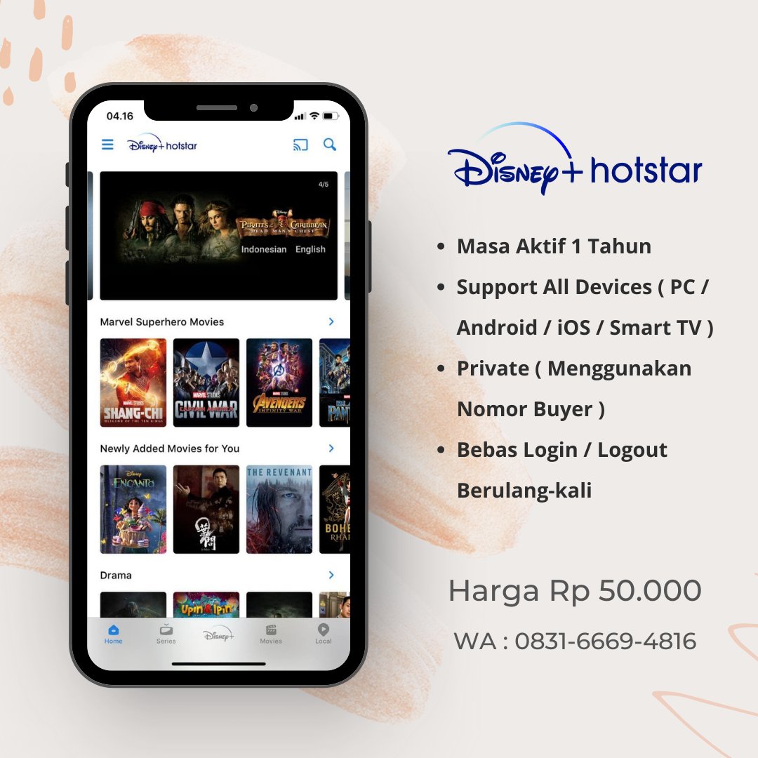 gidhanba's tweet photo. Voucher Disney+ Hotstar 1 Tahun
Cuma 50k aja kak, bisa claim pakai nomor pribadi, jadi bebas login logout yahh 

https://t.co/RawemJAn9T

#zonauang https://t.co/4SjM7sBSc6