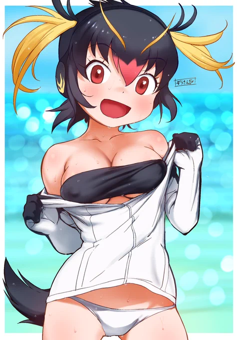 #今年も残りわずかなのでお気に入りの4作を貼る
#けものフレンズ
頑張って描いたお気に入り4枚❣️ 