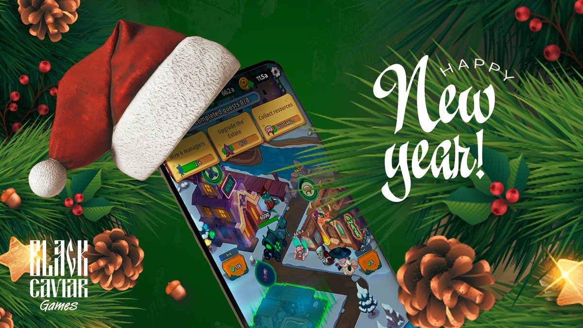 The Black Caviar Games team would like to wish everyone a Happy New Year 2022! 

We did a lot in 2021, but we're sure that next year will be even better! 

We wish you a lot of excitement and more victories in 2022! Stay tuned for more cool and exciting things to come!