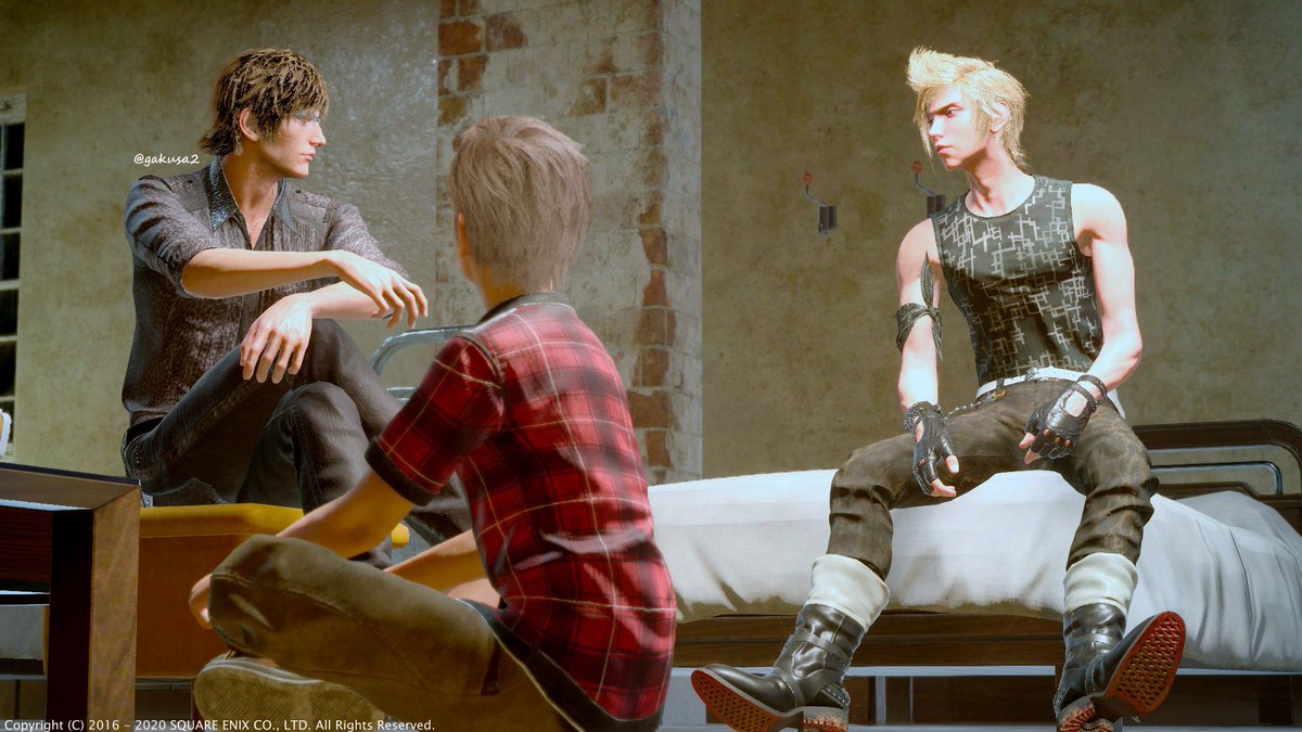 gakusa2's tweet photo. ไปๅนดใ1ๅนดใ็ฒใๆงใงใใใ่ฏใใๅนดใใ
#FFXVWindowsEdition #Noctis #Ignis #Prompto #Gladiolus #Lunafrena #Talcott https://t.co/fVLtP0CCuh