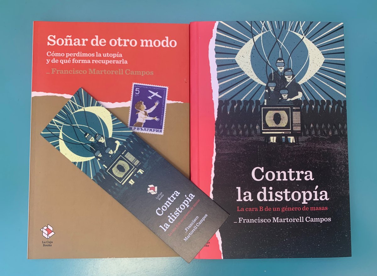 Me encantan estas cosas 🎁.
El 5 de enero (habrá video) sortearé mis dos libros: “Soñar de otro modo. Cómo perdimos la utopía y de qué forma recuperarla” (2019) y “Contra la distopía. La cara B de un género de masas” (2021).
Para participar sígueme, pulsa ❤️ y
RT esto.
Suerte!