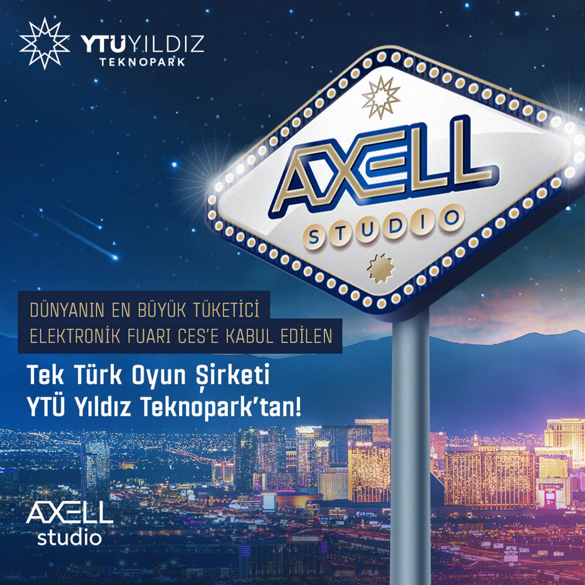 Türk oyun firması #AxellStudio #CES'te

Yerli oyun şirketi Axell Studio, Türk oyun sektöründe bir ilke imza attı. Axell Studio, CES fuarına Türkiye'den kabul edilen ilk Türk oyun firması oldu.