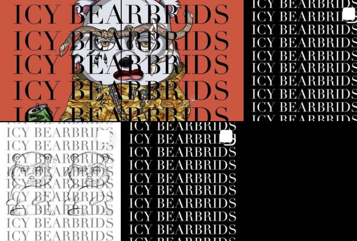 thefuselab's tweet photo. ‘ICY BEARBRIDS’ NFT collection in progress! What do you think of our ig FEED? Comments, follows, and retweets greatly appreciated:)

#NFT #nftart #NFTCommunity #viral #digitalart #opensea #icybearbrids https://t.co/5gpPivz8ny
