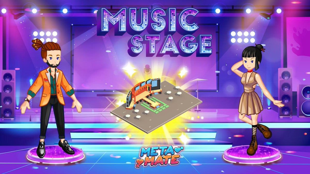 🎭 Mingle Town Idle Workplace: Music Stage 🎭
🌟 Music Stage is the most special workplace in Mingle Town.
🎼 To be able to work at Music Stage, Darling will use all 4 main stats including: Smart, Agile, Humour &amp; Charisma.