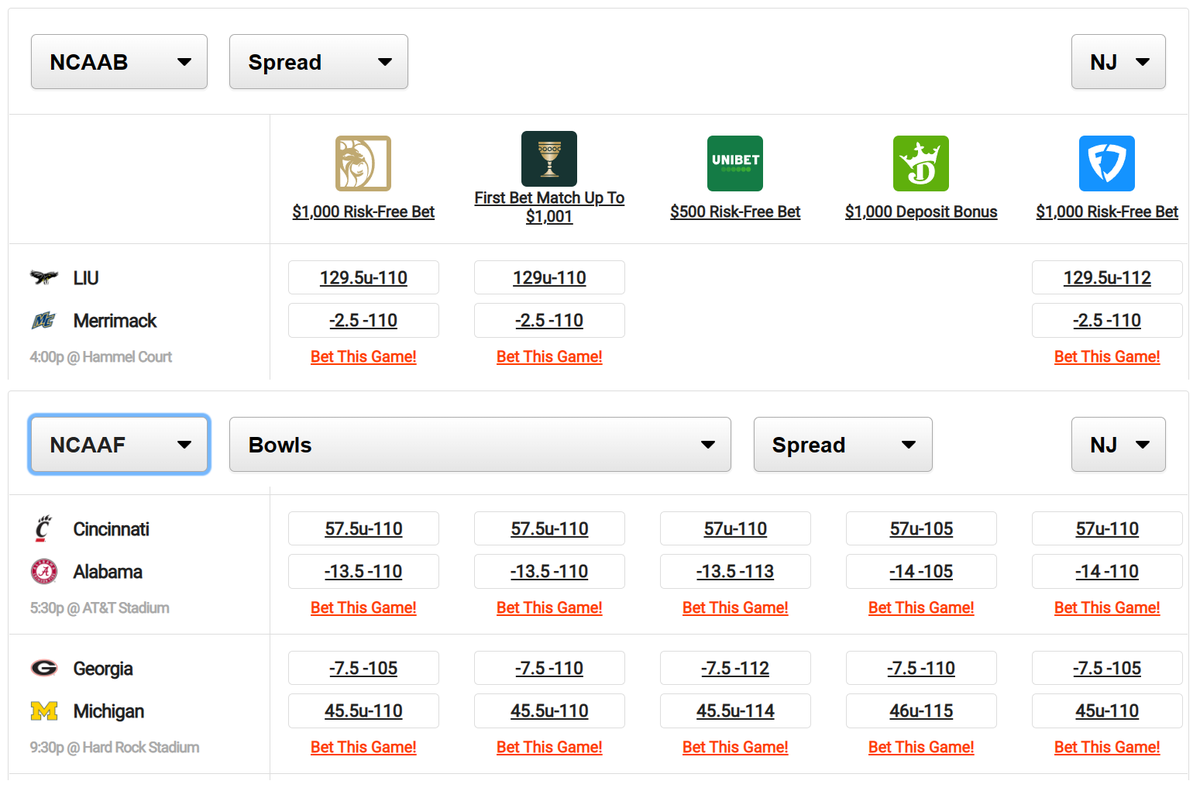 fideleira's tweet image. Rodolfo Fidelis #125
Pick#1: CBB Merrimack Warriors -2.5 (-110)
Pick#2: CFB Michigan Wolverines +7.5 (-110)
Pick#3: CFB Cincinnati Bearcats vs Alabama Crimson Tide Under 57.5 (-110)

#PickDawgzCapperContest