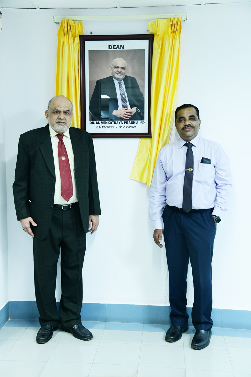 KMC_Mangalore's tweet photo. Greetings to our Dean, Dr. Venkatraya Prabhu sir who will be taking on the new role of Pro Vice Chancellor, Health Sciences MAHE Manipal and to our Additional Dean, Dr. B Unnikrishnan on becoming the Dean of KMC, Mangalore, MAHE from 01.01.2022. https://t.co/HvBPfrZqVp