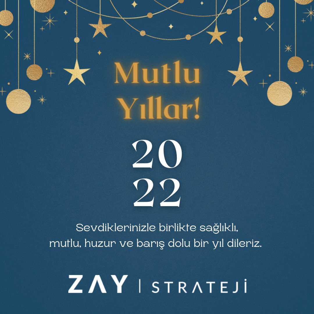 Mutlu Yıllar 🎄
Sevdiklerinizle birlikte sağlıklı, mutlu, huzur ve barış dolu bir yıl dileriz. #2022