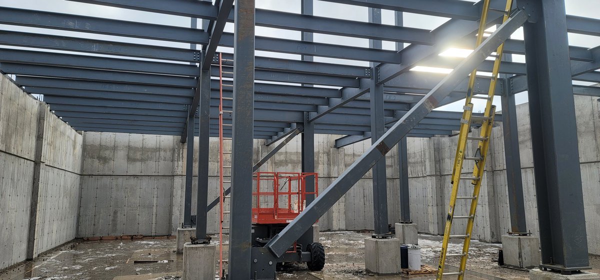 Porkysnutrition's tweet photo. We are finally starting to see Porky's Nutrition above the ground! What a great way to end 2021! https://t.co/I6X3mTBa6h
