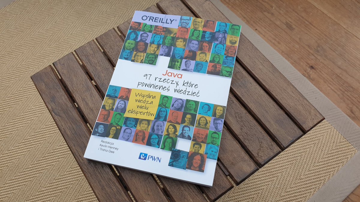KevlinHenney's tweet image. Just in time to see the year out, I've received the Polish translation of @97_Things Every Java Programmer Should Know
