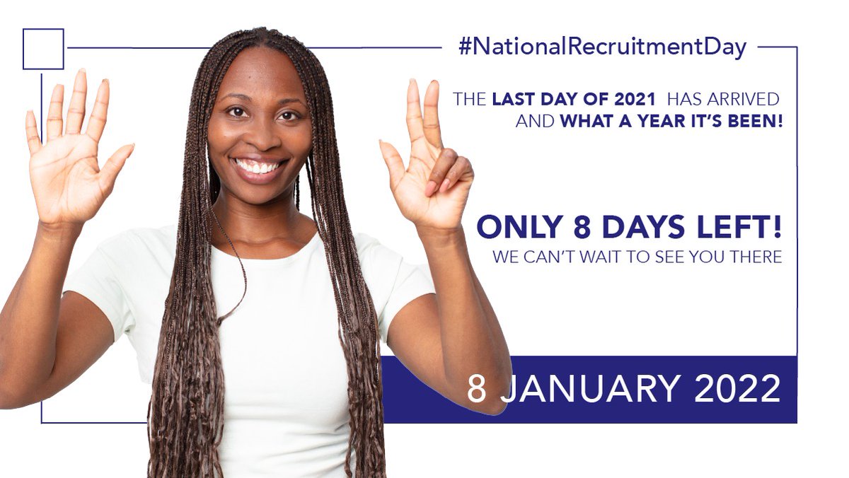 TableCharmSA's tweet photo. The last day of 2021 has arrived and what a year it’s been!

Get 2022 off to a great start and join us at our National Recruitment Day on Saturday, 08 January 2022. Just 8 days away, we can’t wait to see you there! 

#sidehustle #businessidea #TableCharm #changeslives https://t.co/3ybWhu99QD