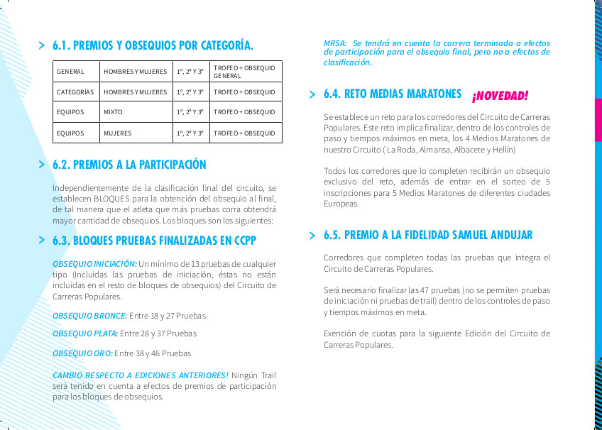 🚩 #CCPP | NOVEDAD: ¿Te atreves con el Reto Medias Maratones?

👉 Objetivo: finalizar las 4 medias maratones del Circuito (La Roda, Almansa, Albacete y Hellín).
 👉 Obsequio exclusivo para los corredores que superen el reto.

🏃‍♀️ ¡Inscríbete al Circuito! 
deportes.dipualba.es/Home/Inscripci…