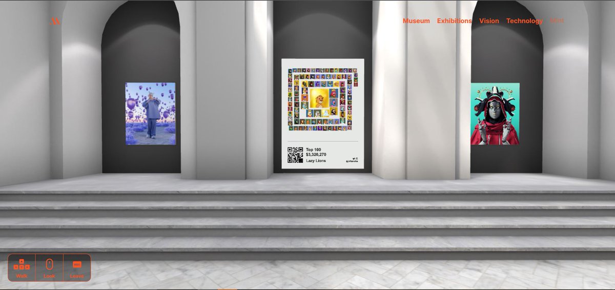 Musee Dezentral 🏛 NFT Art Museum in the Metaverse tweet media