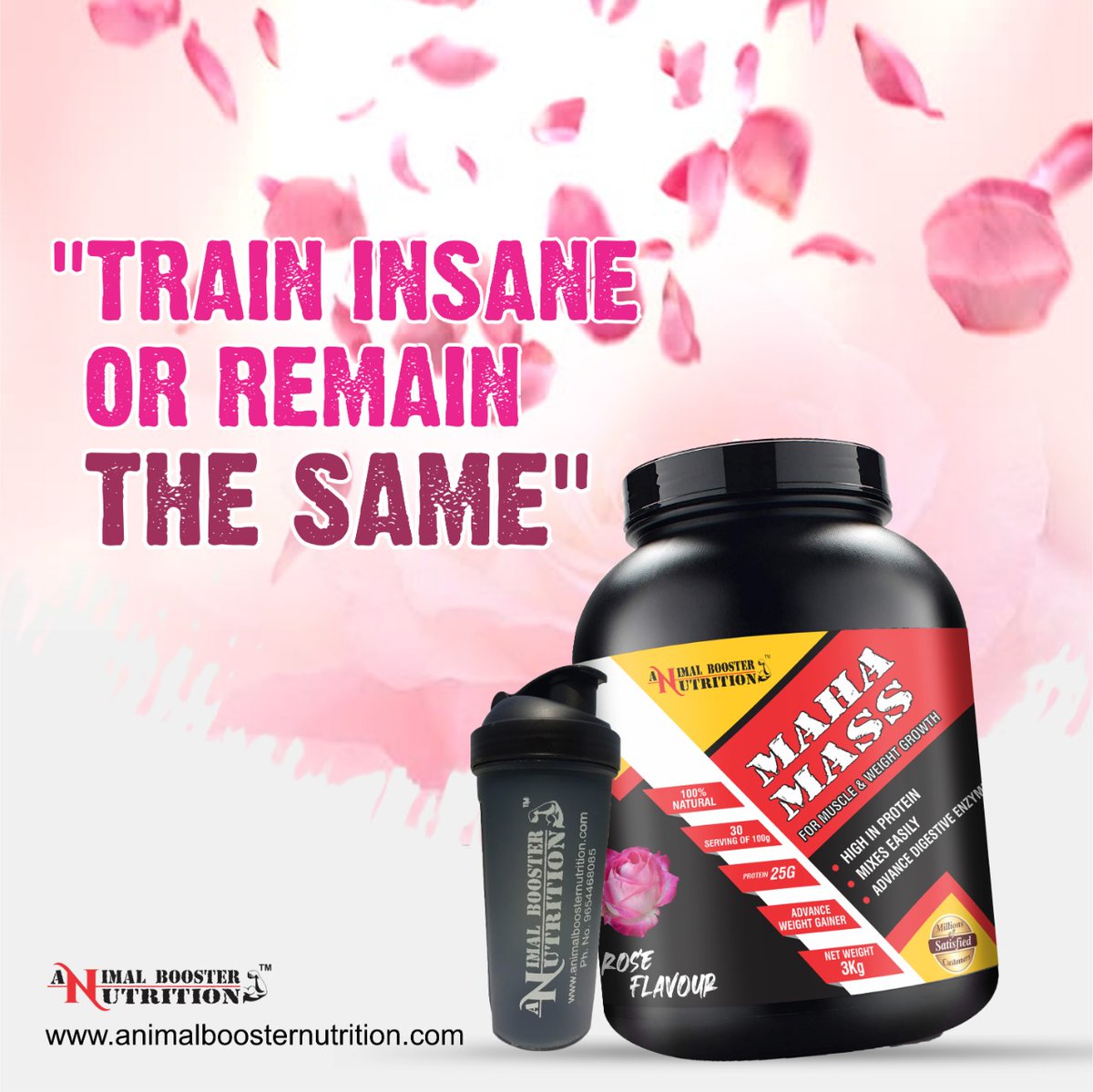 AnimalBooster's tweet photo. 👉 Buy Top Maha Mass Gainer 3kg (Kesar-Pista, chocolate, Mango, Rose flavor) for weight/mass gainer supplements with a free shaker. 
Web - https://t.co/HfY002UDoJ 
#animalbooster #IncomeTaxReturn #bodybuilding #fitnessmodel #gym https://t.co/VCbLnKxksj