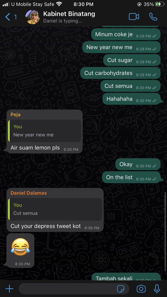 mayom____'s tweet photo. Belum masuk new year lagi dah kena 😂😭 https://t.co/8QzMIoM9AX