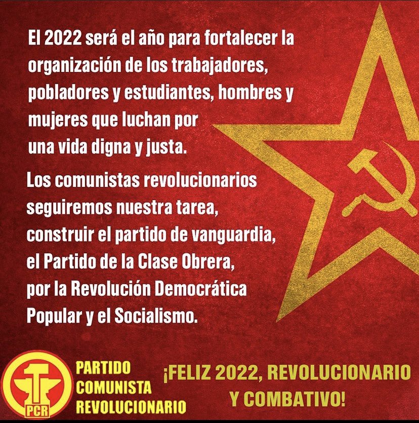 PARTIDO COMUNISTA REVOLUCIONARIO tweet media
