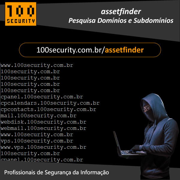 100Security's tweet photo. assetfinder - Pesquisa Domínios e Subdomínios
https://t.co/Vvr1llPwME #100security #assetfinder #cybersecurity https://t.co/aQBZcdegwB