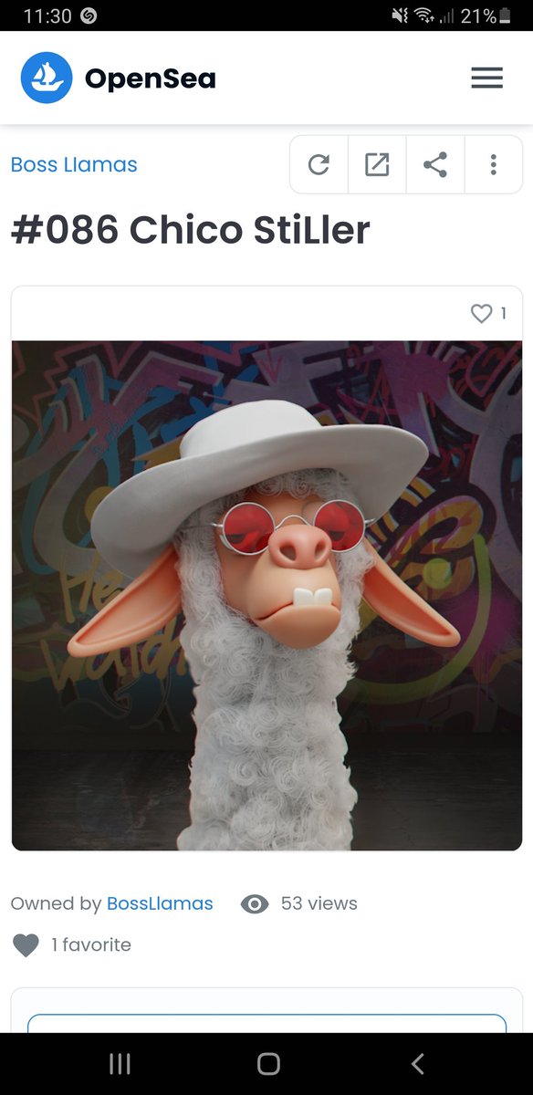 1NEMESY's tweet photo. @LaidBackLlamas what's your plans with #086 ? If you'd like to donate to my wallet I wouldn't say no 😂 https://t.co/yLRtY9hdk4