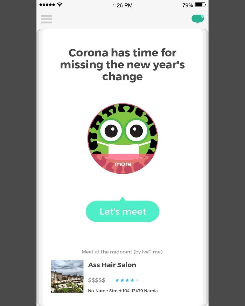 ivetimeapp's tweet photo. IveTime for a happy corona-free New Year :)  #ivetime #bossofmytime #spontan #spontaneous https://t.co/iNQCtdBeva