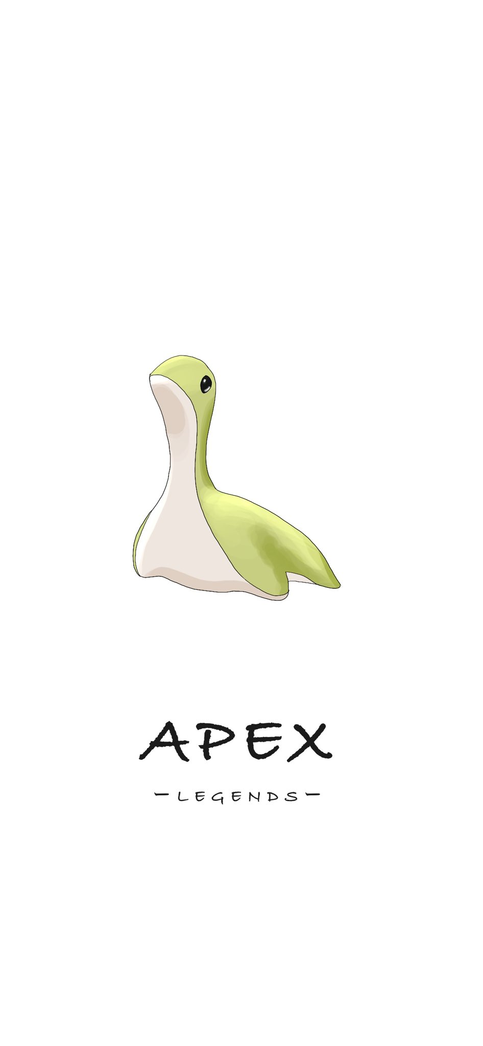 Twitter 上的 ミヤタ スマホの壁紙サイズでapexのネッシーを描きました Apex イラスト T Co Dfnap06sdn Twitter