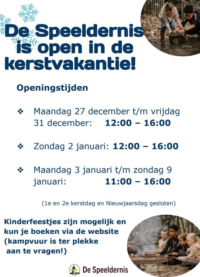 We zijn open! Kom lekker met je kids onze kant op, het kampvuur is aan: pof popcorn of kies voor marsmellows! Vandaag met gratis oliebol!