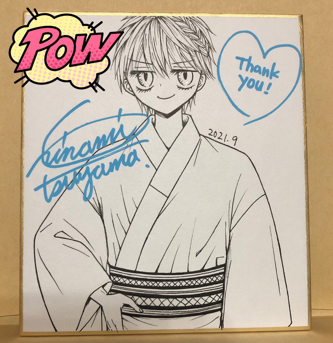 ハイスコア20巻プレゼント企画で描いたイラスト色紙紹介⑤

9〜10枚目/当選者様のリクエストは、
・ツインテールで武器を持った笑顔のめぐみ
・浴衣姿の泉水

ラストは、リク1位&amp;2位のコンビで!☺️

以上、ご応募くださった読者の皆様、ご協力くださった関係各位の皆様、ありがとうございました!🙏✨ 