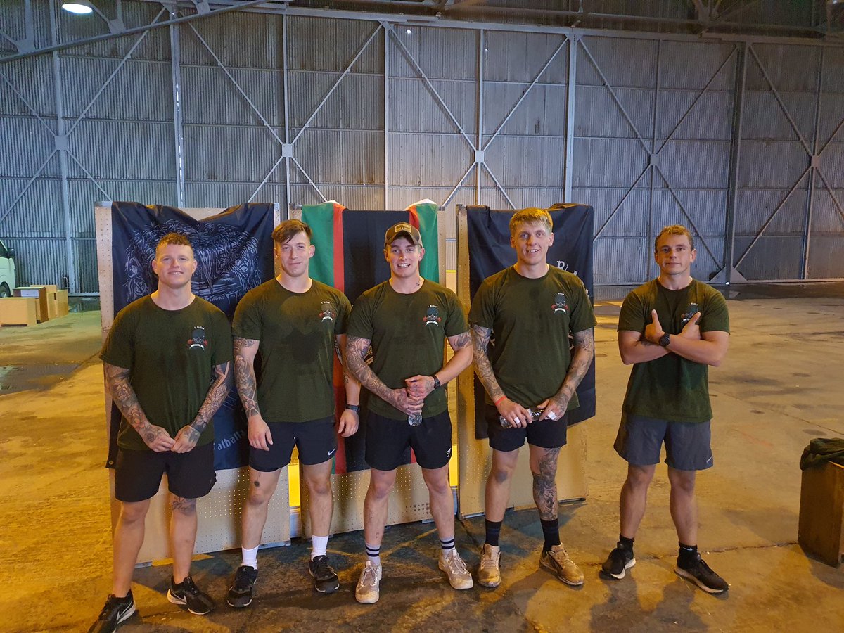 1Rifles_CO's tweet photo. 5 Rfn - 24hrs of WODs. 1 WOD, on the hour, every hour. Well in to the second WOD already. Please go on the GoFund Me page in the comments for full details. #ThinkingRifleman @7thRats @1UKDivision @FdArmyComdSM https://t.co/fEQh4GmCU4