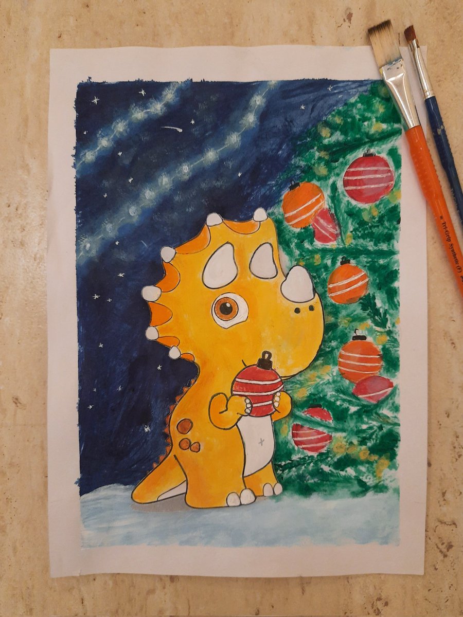 ThatGuyUdit's tweet photo. My Tri, Charles, trying to help with the #DinoMas decorations at @cryptodino_io 🎄 

Those leaves look yummy, might eat some 😋

🦖Join our ROARsome world: https://t.co/XM3AqUv2ZU - P2E Game, Breeding &amp; SC Marketplace soon ROAR! 💚
#TriGang #CNFT #CNFTCommunity #NFT #ADA #Cardano https://t.co/OlIkscudDK