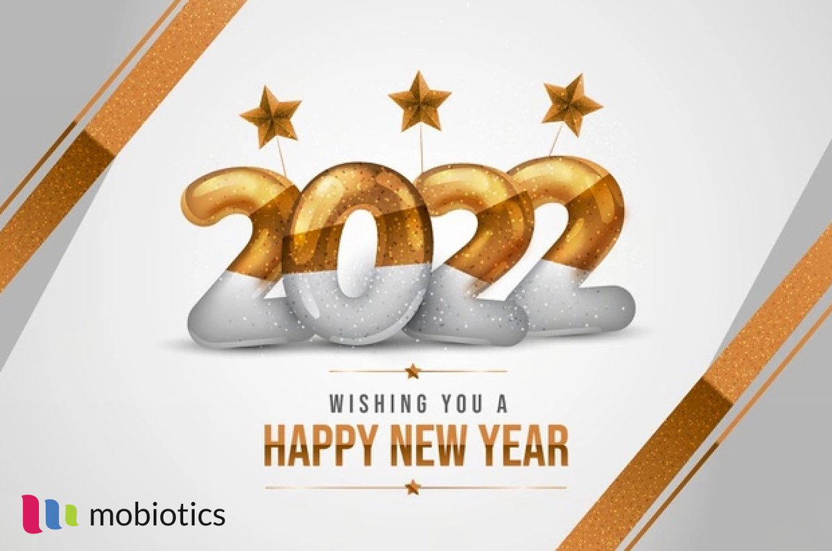 mobioticsinc's tweet photo. Mobiotics Wishes you a wonderful New Year🥳🎇.

#newyearseve #newyears #newyear2022 #wishes #OTT https://t.co/eZjeLEMzH7