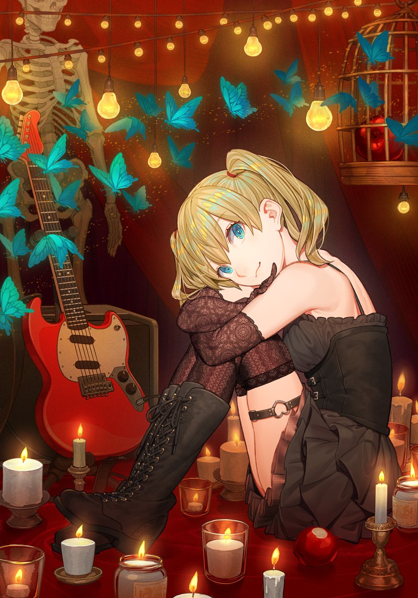 「#2021年自分が選ぶ今年の4枚 
色々な絵を描けて楽しい1年でした!
来年もよ」|ノビルのイラスト