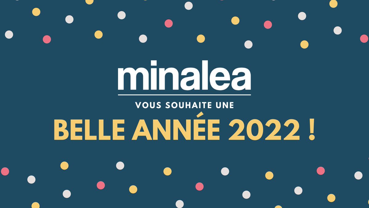 Toute l'équipe de Minalea vous souhaite une très belle année 2022 ✨🎊
#happynewyear2022