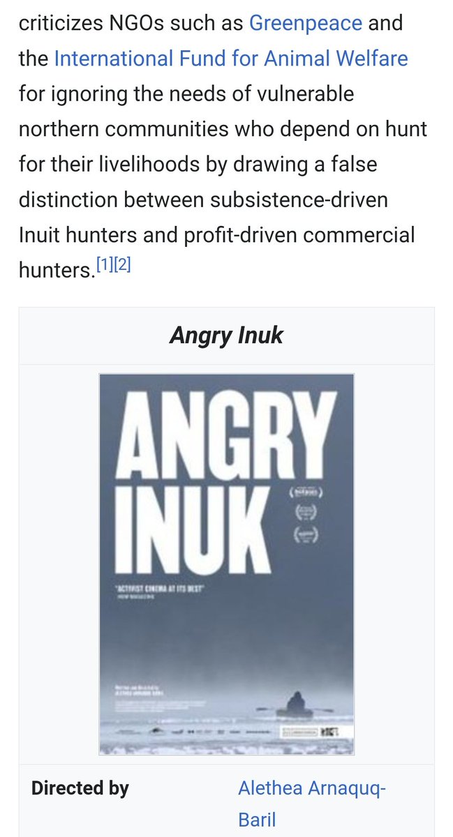 AusSpanienniks1's tweet photo. @JohannesNormann @greenpeace_de #AngryInuk Ein Video das @Greenpeace überhaupt nicht mag. Es zeigt das es #Greenpeace mehr ums Geld als um die Umwelt geht. Mit VPN im amerikanischen YouTube zu sehen. In Europa geblockt. Warum wohl? https://t.co/D94ilaazcq