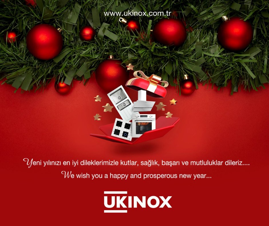 Yeni yılınızı en iyi dileklerimizle kutlar, sağlık, başarı ve mutluluklar dileriz...
We wish you a happy and prosperous new year...
#ukinox #yeniyıl #newyears #newyear