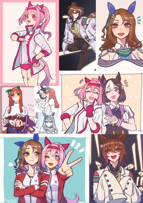 #2021年の絵を振り返る 
①ウマ娘
②オリジナル2021前半
③オリジナル2021後半
④えっち絵
今年もたくさん描いたな〜特にウマ娘(さらに特にウララ)に出逢えたのが良かった!
来年もよろしく! 